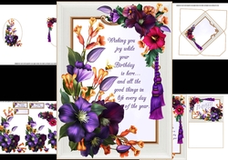 Floral riot with verse mini kit