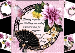 8x8 flowers and butterflies with verse3 mini kit