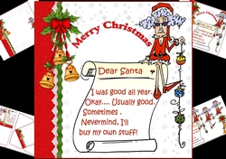 8x8 Stella writes to Santa mini kit