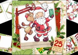 8x8 Santa and rudolf selfie mini kit