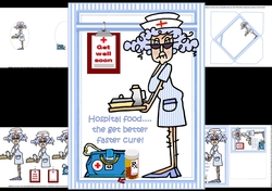 Nurse Stella and hospital foodmini kit