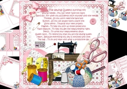 8x8 The sewing queen survival kit mini kit