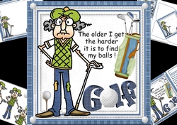 8x8 Gus about his golf balls mini kit