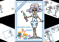 Nurse Stella it wont hurt much! mini kit