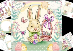 8x8 Cute Easter bunny mini kit