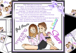 8x8 teen girls survival kit