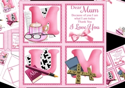 8x8 I love you mum puzzler mini kit