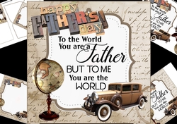8x8 Happy fathers day 2 mini kit