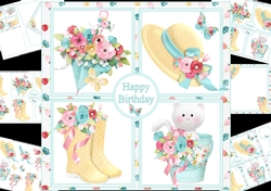 8x8 Spring time wishes mini kit