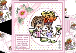 8x8 JJ and Rita friends for so long mini kit
