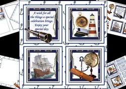8x8 Nautical special day mini kit