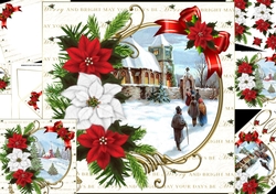 8x8 the Christmas church 2 choice of two scenes mini kit