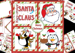 8x8 Here comes Santa Claus mini kit