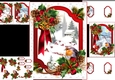 Christmas Robin with choice of two scenes mini kit 2