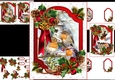 Christmas Robin with choice of two scenes mini kit 3