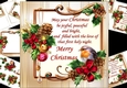 8x8 peaceful and bright Christmas choice of verses 2 mini kit