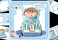 8x8 Get well soon with hospital food female mini kit