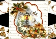 8x8 Vintage Christmas scene 1 mini kit