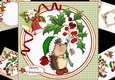 8x8 prickle Christmas hedgehog mini kit