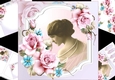8x8 Cool roses with vintage lady mini kit