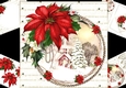 8x8 Christmas church with beautiful poinsettia mini kit
