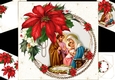 8x8 Christmas nativity with beautiful poinsettia mini kit