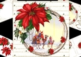 8x8 The three wise men with beautiful poinsettia mini kit