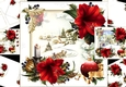 8x8 The Christmas candle with snowy village scene choice of two scenes mini kit