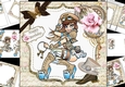 8x8 Steampunk style birthday wishes 3 mini kit