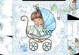 8x8 Sweet baby boy mini kit