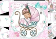 8x8 Sweet baby girl mini kit