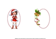 7x7 Fun and games naughty list girl inset