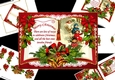 Open book Vintage sleigh ride with friends mini kit