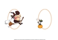Flying with the big girls Halloween insert