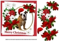 7x7 Bull dog Christmas wishes
