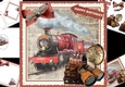 8x8 Vintage train ride mini kit