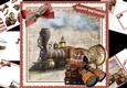 8x8 Vintage train ride 2 mini kit