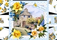 8x8 Dance of the daffodils with oust house mini kit