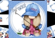 8x8 Any Gnome for golf lady mini kit