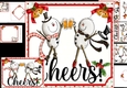 Snowman cheers 8x8 & A5 mini kit