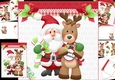 Santa and his helper 8x8 & A5 mini kit