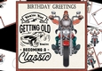 8x8 Classic male birthday greetings 1 mini kit