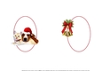 6x6 Furry Christmas wishes cat & dog insert