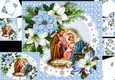 Christmas Nativity with flowers 8x8 & A5 mini kit