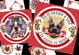 7x7 Christmas dogs choice of two mini kit