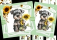 Miniature schnauzer wishes 7x7 & A5 mini kit