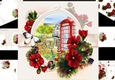 8x8 Floral village square mini kit