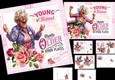 Young at heart 7x7 & A5 ladies mini kit