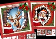 7x7 Christmas is bursting out all over Rudolf and Santa choice of two mini kit