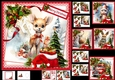 7x7 Christmas deer choice of five mini kit